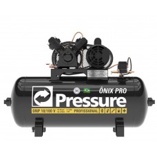 Compressor de Ar 100 Litros V-2HP Pressure Ônix PRO 10/100VM